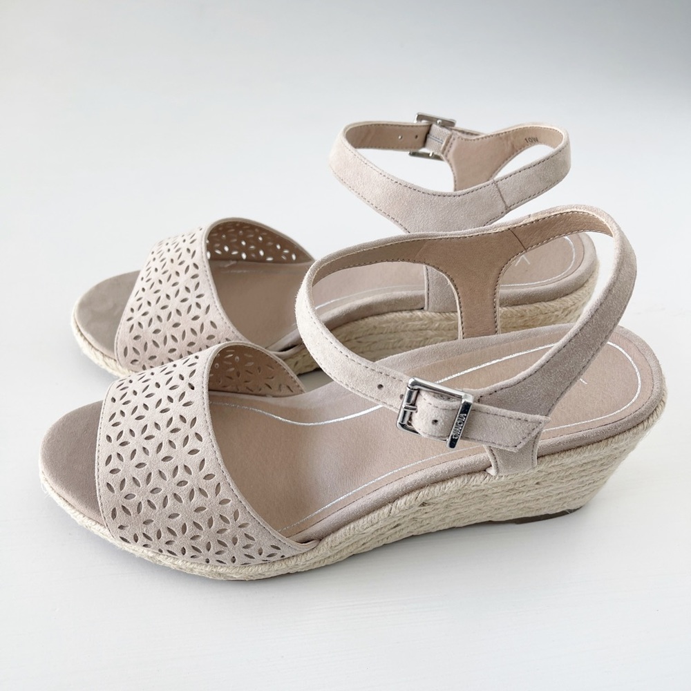 Never worn - Vionic espadrilles- braided wedge size 10 W - perfect for spring!